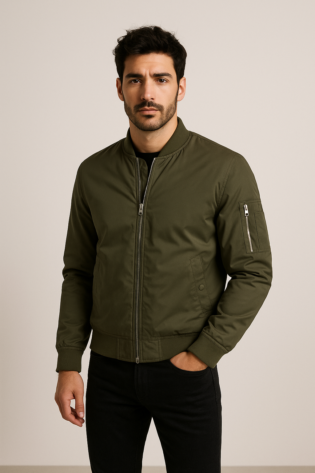 Raúl Chaqueta Bomber Ligera – Estilo Contemporáneo y Comodidad para el Día a Día